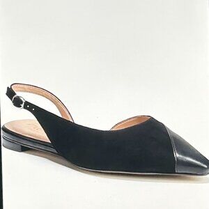 Naturalizer makenna womens comfort insole pointed toe slingbacks in Black Size 9